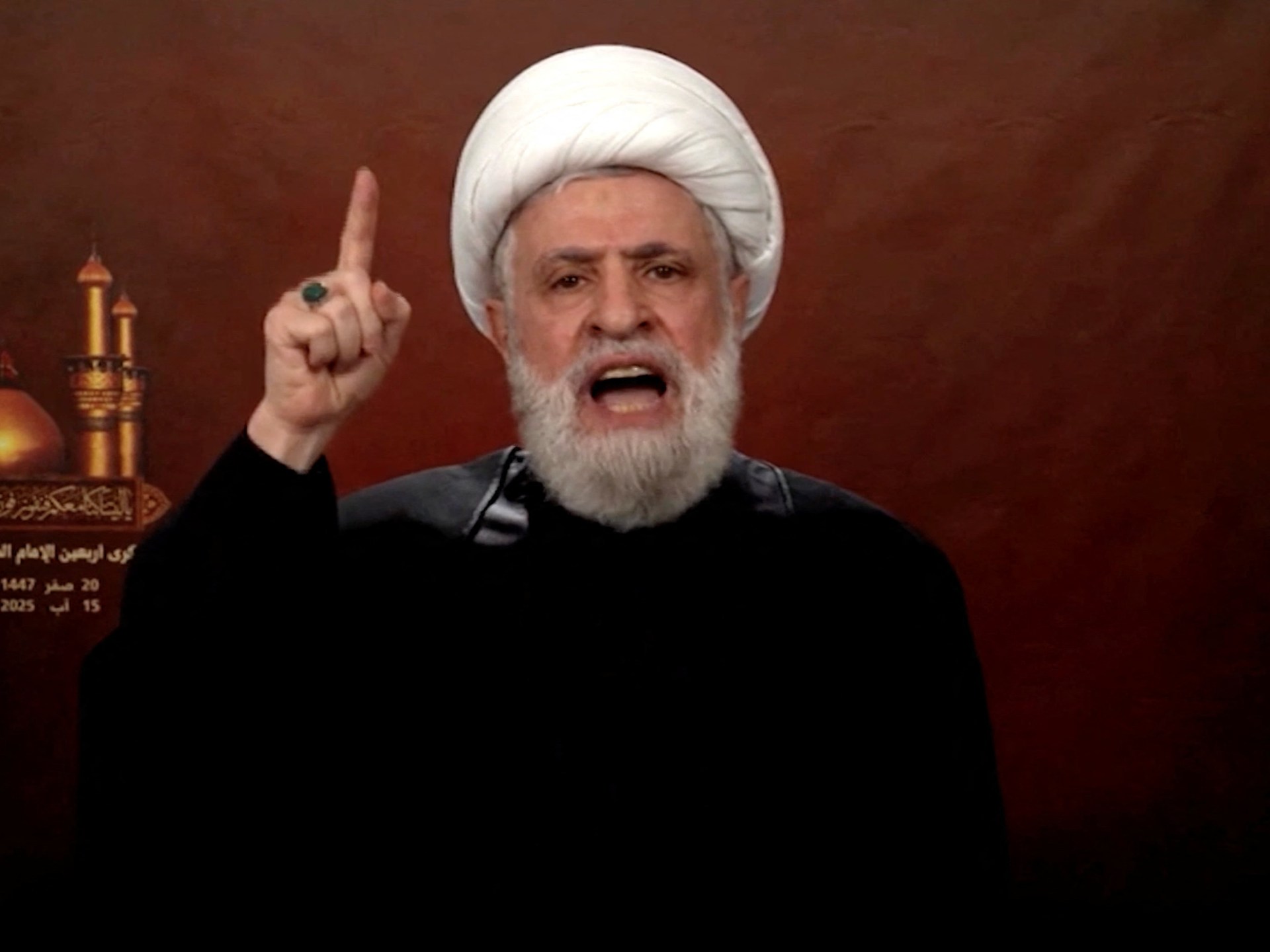 hezbollah-chief-rejects-disarmament,-demands-israel-comply-with-ceasefire