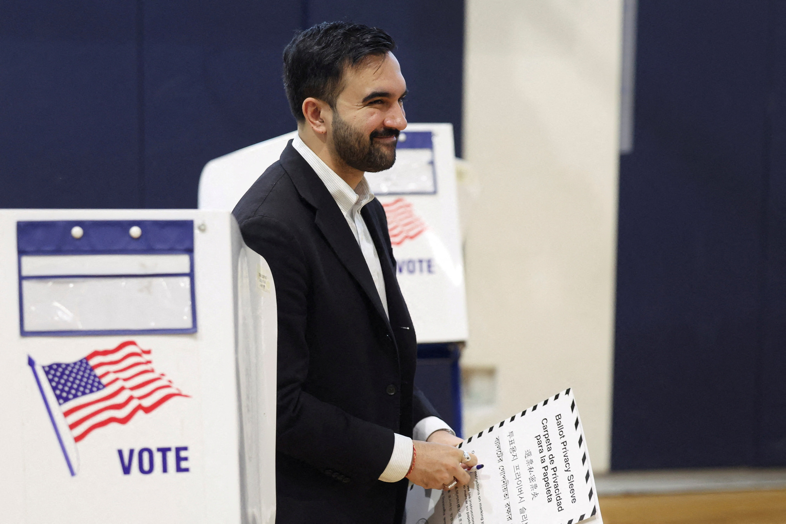 ‘on-the-brink-of-making-history’:-zohran-mamdani-casts-vote-in-nyc-election