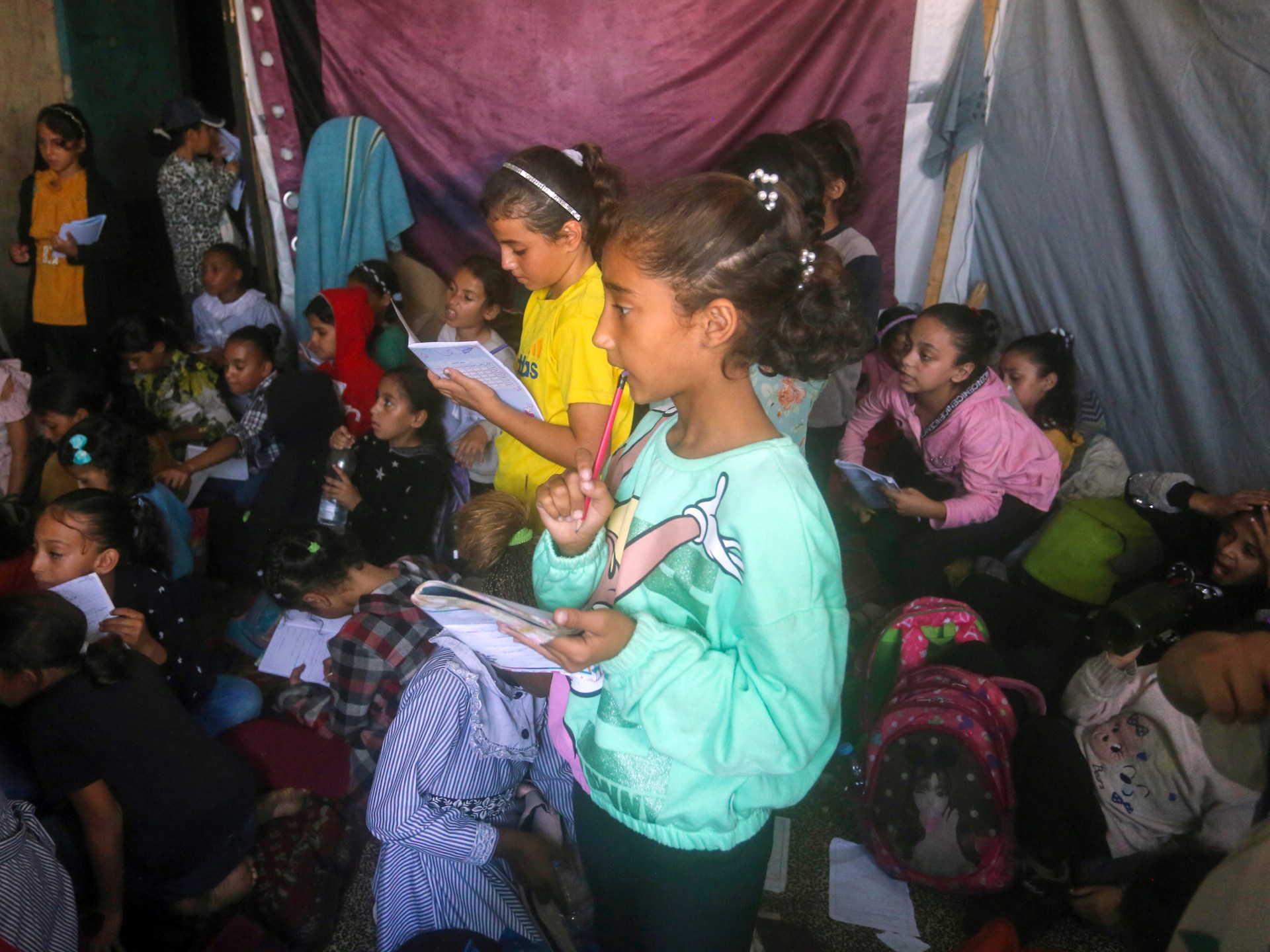 schools-by-day,-shelters-by-night:-students-return-to-gaza-classrooms