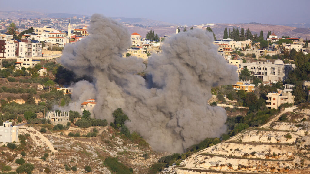 videos-show-the-moment-israel-bombed-villages-in-southern-lebanon