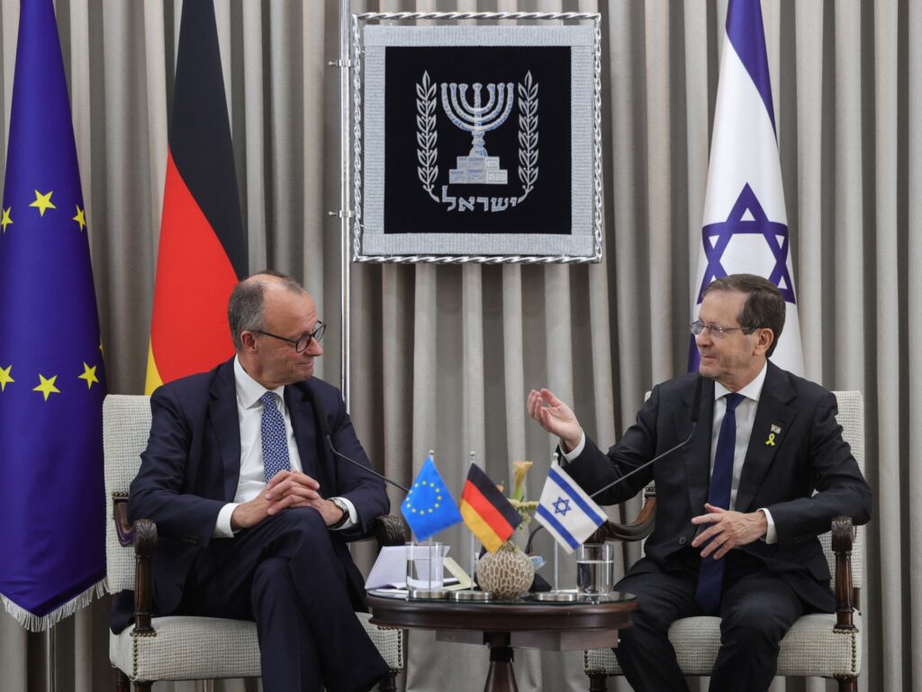 germany’s-merz-makes-first-visit-to-israel-as-chancellor-amid-strained-ties