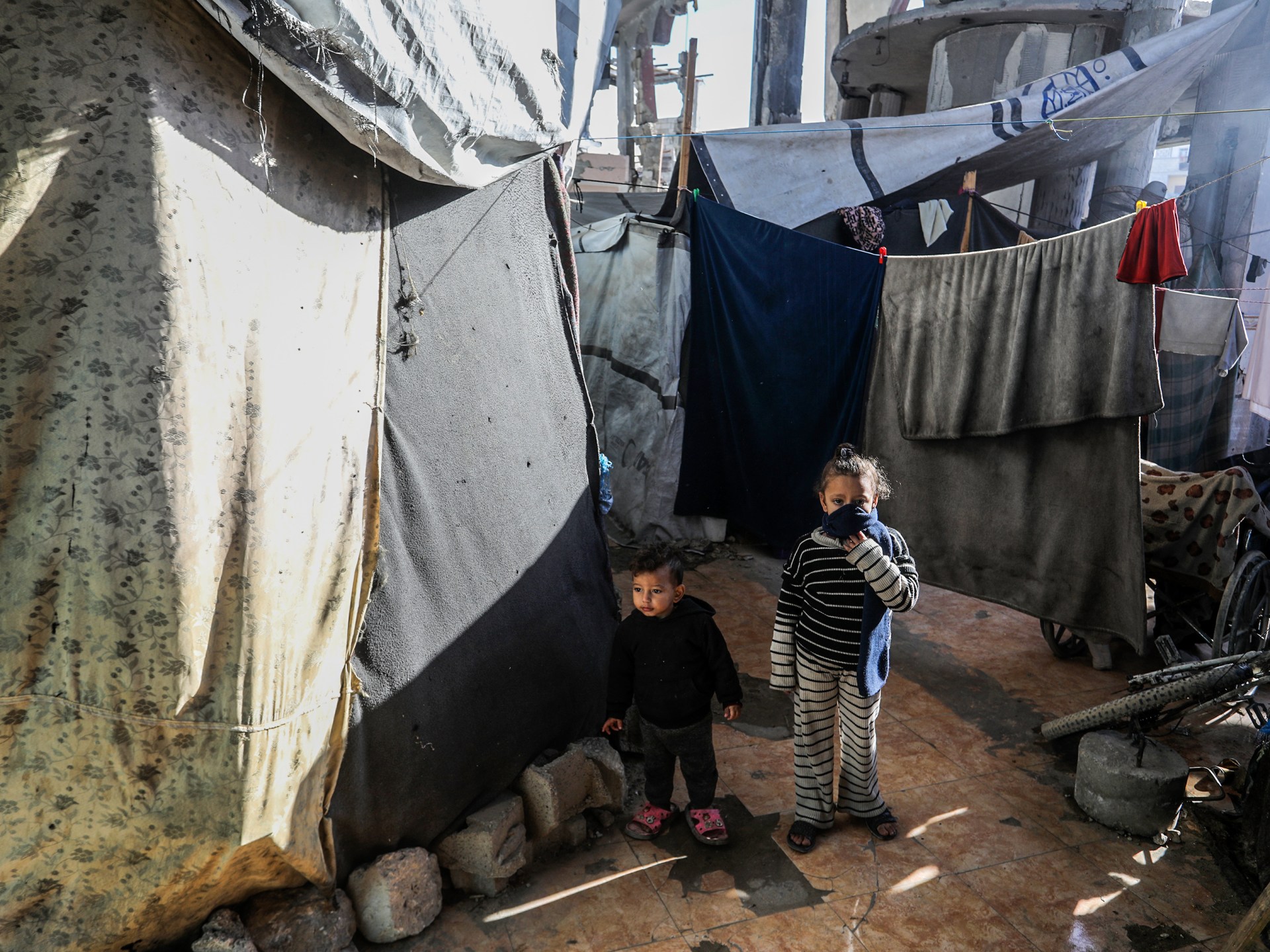 live:-survivors-of-israel’s-genocidal-war-on-gaza-brace-for-harsh-weather-in-tents