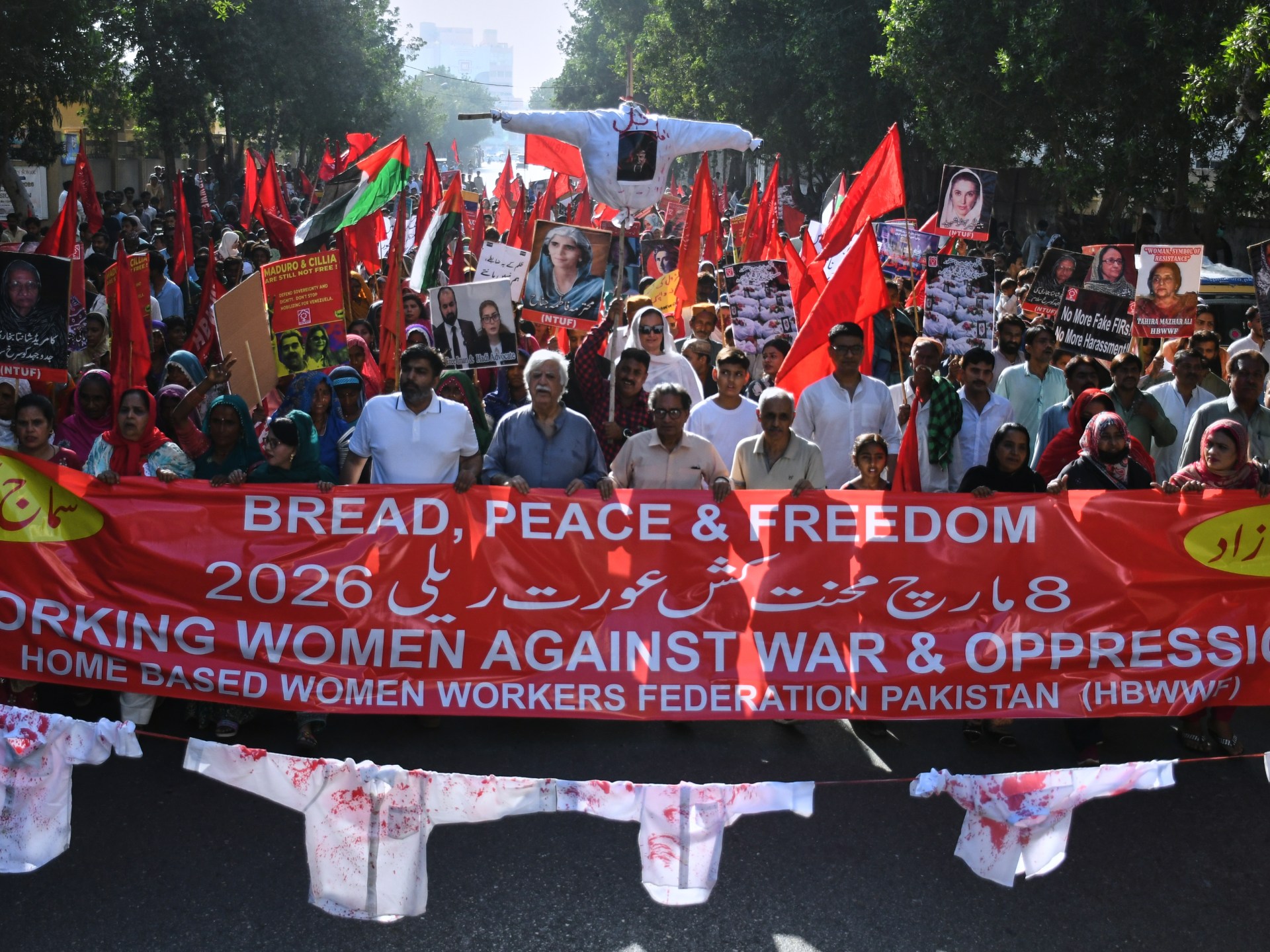 marches-for-international-women’s-day-denounce-war,-abuse-and-oppression