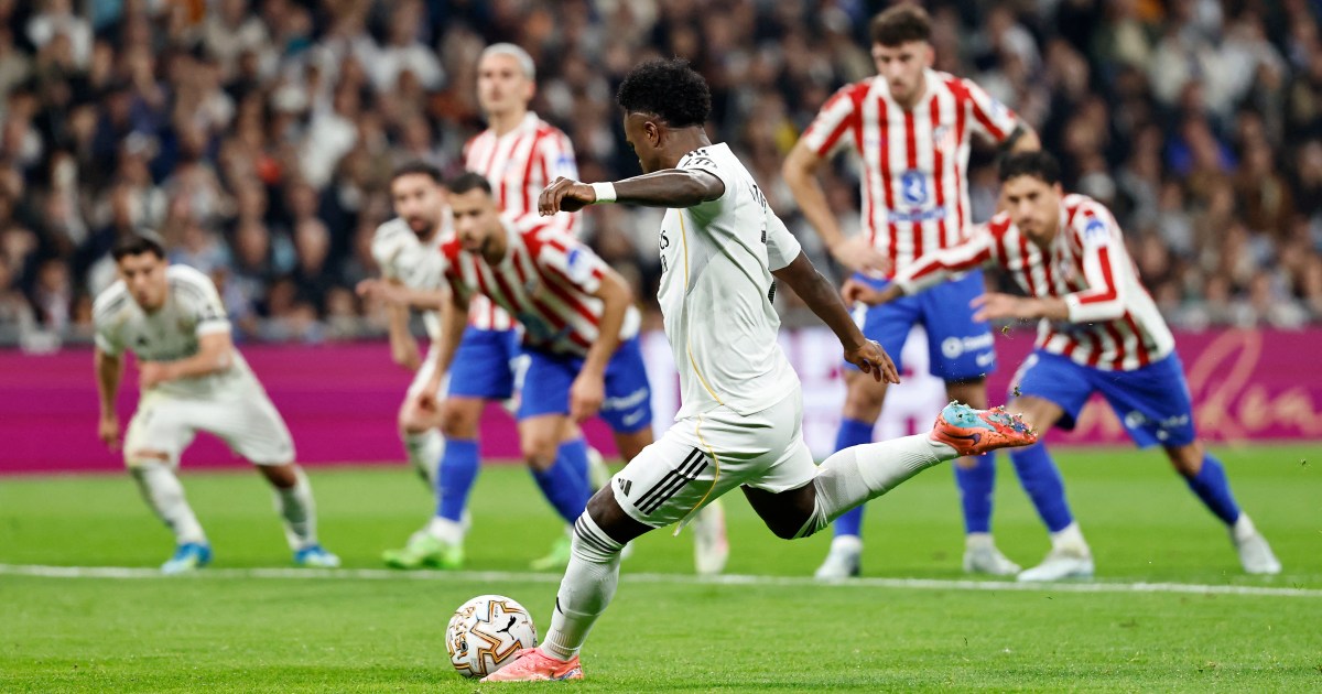 vinicius-strikes-twice-as-real-madrid-edge-atletico-3-2-in-pulsating-derby