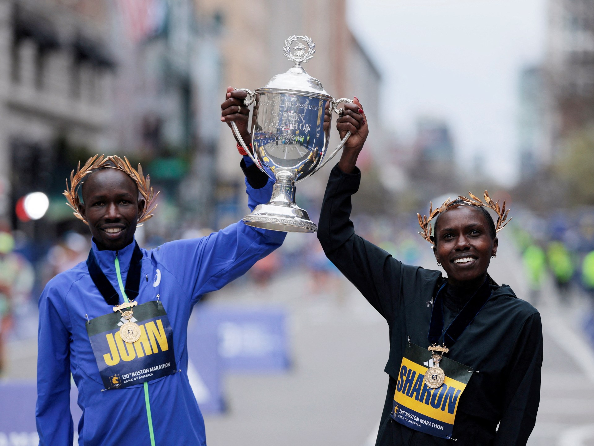 kenya’s-john-korir,-sharon-lokedi-win-boston-marathon-on-record-breaking-day
