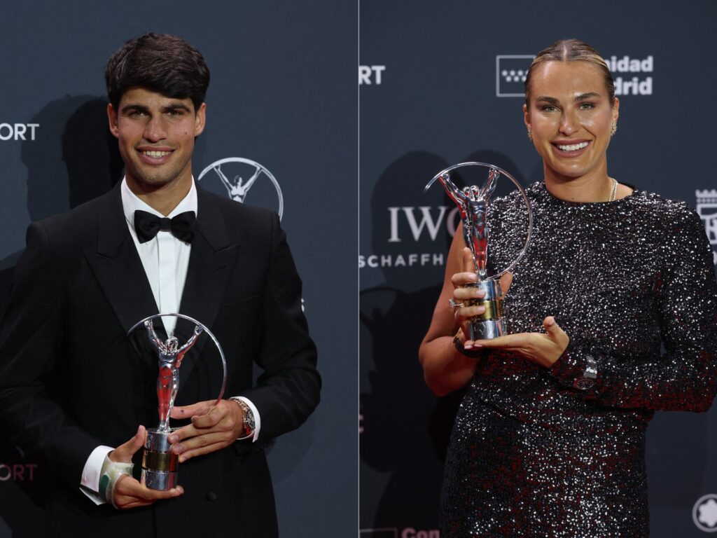 tennis-duo-sabalenka-and-alcaraz-sweep-top-laureus-sports-honours