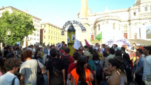 protesters-want-to-send-‘fascists-to-mars’-aboard-mock-rocket