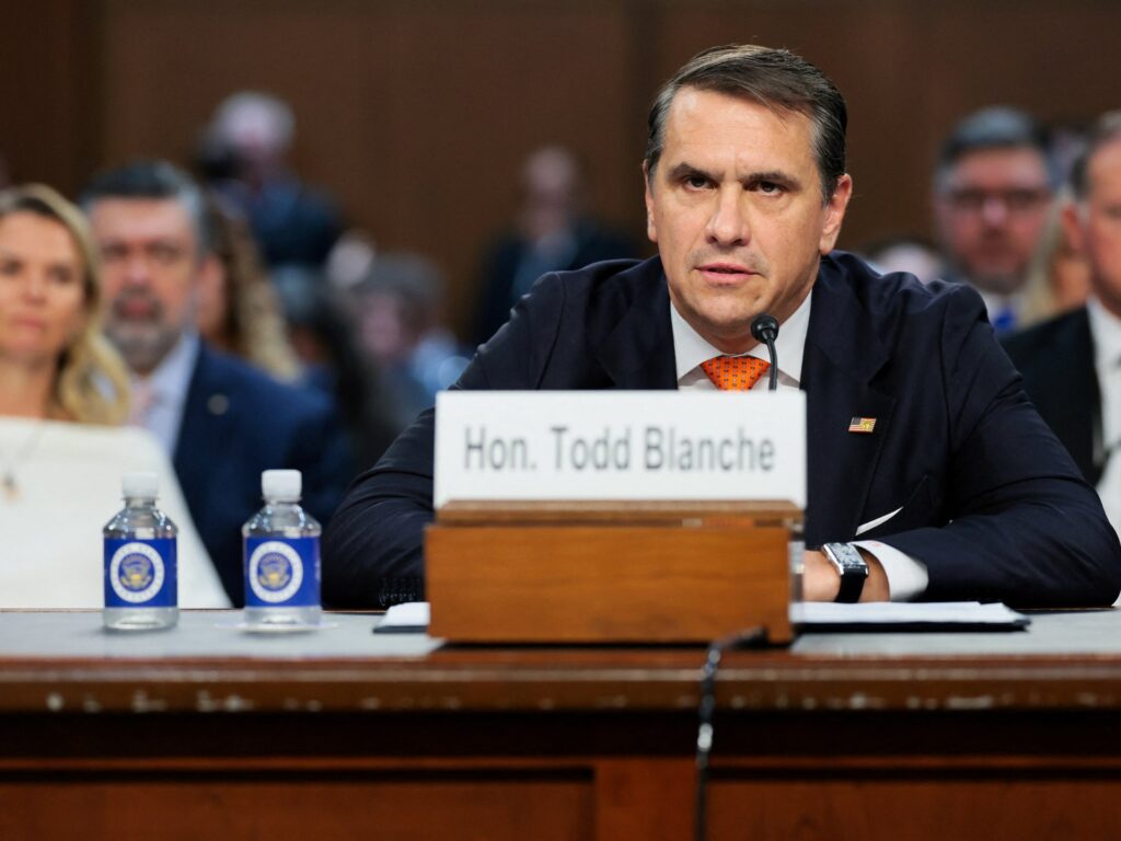 todd-blanche’s-loyalty-to-trump-questioned-in-senate-confirmation-hearing