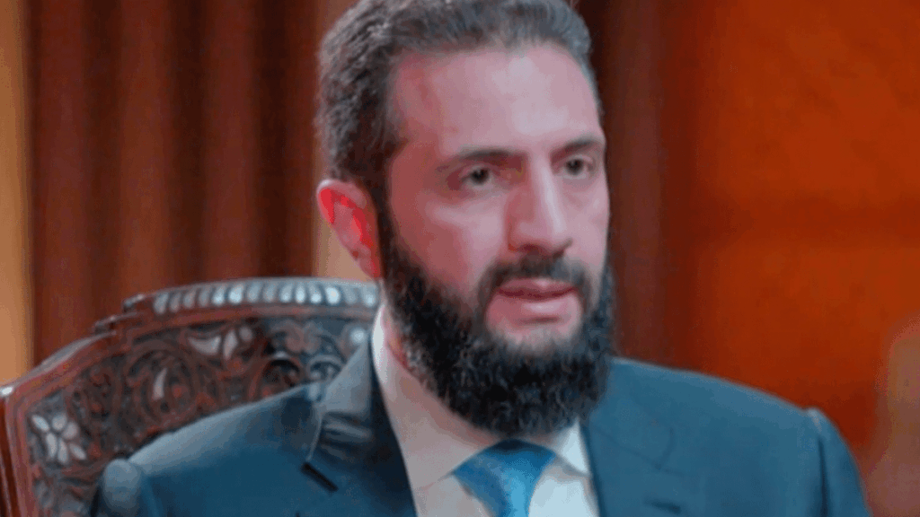 al-sharaa-outlines-syria’s-approach-to-security-with-israel-and-lebanon