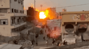 israeli-airstrike-destroys-gaza-city-mosque-near-displacement-camp