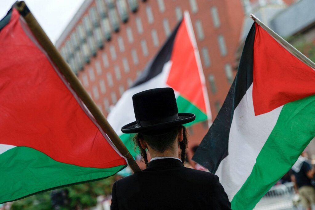 protests-in-dc-against-netanyahu’s-meeting-with-trump